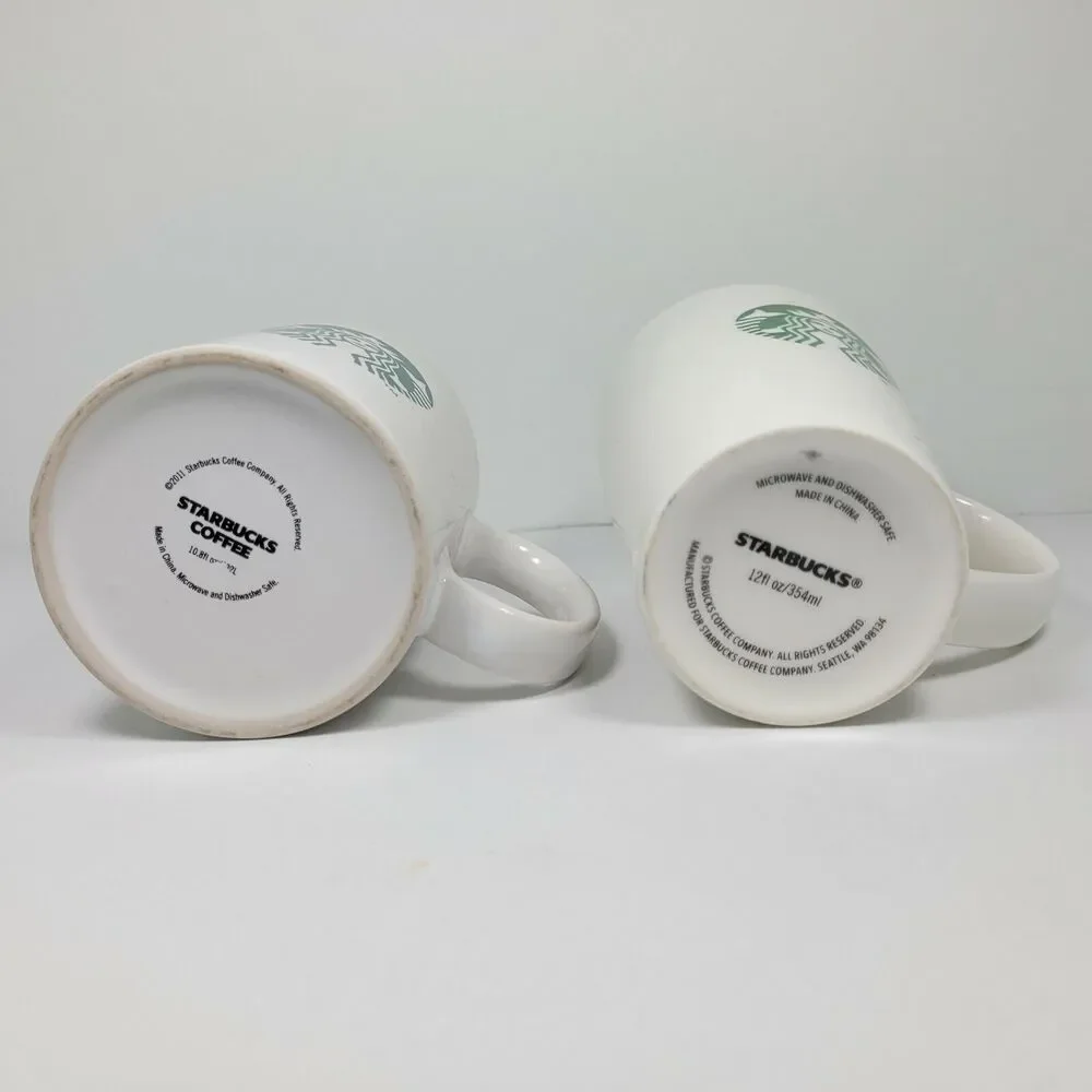2 Different Starbucks‎ Mugs